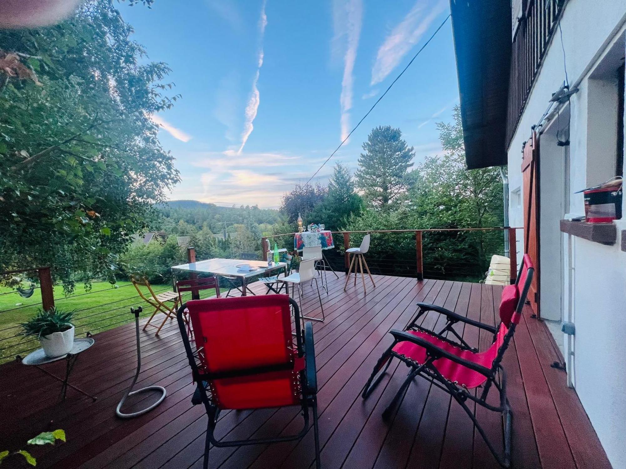 Chalet Spacieux A Wangenbourg-Engenthal Avec Vue Panoramique エクステリア 写真